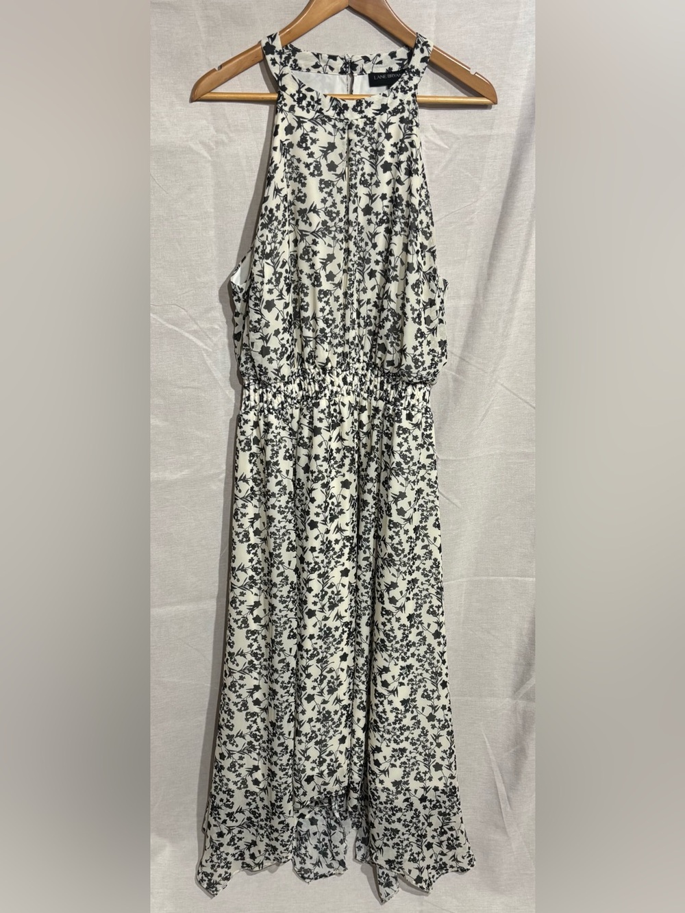 Lane Bryant Floral Halter Handkerchief Dress 18 - Picture 3 of 14